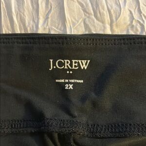J. Crew women’s 2x black leggings